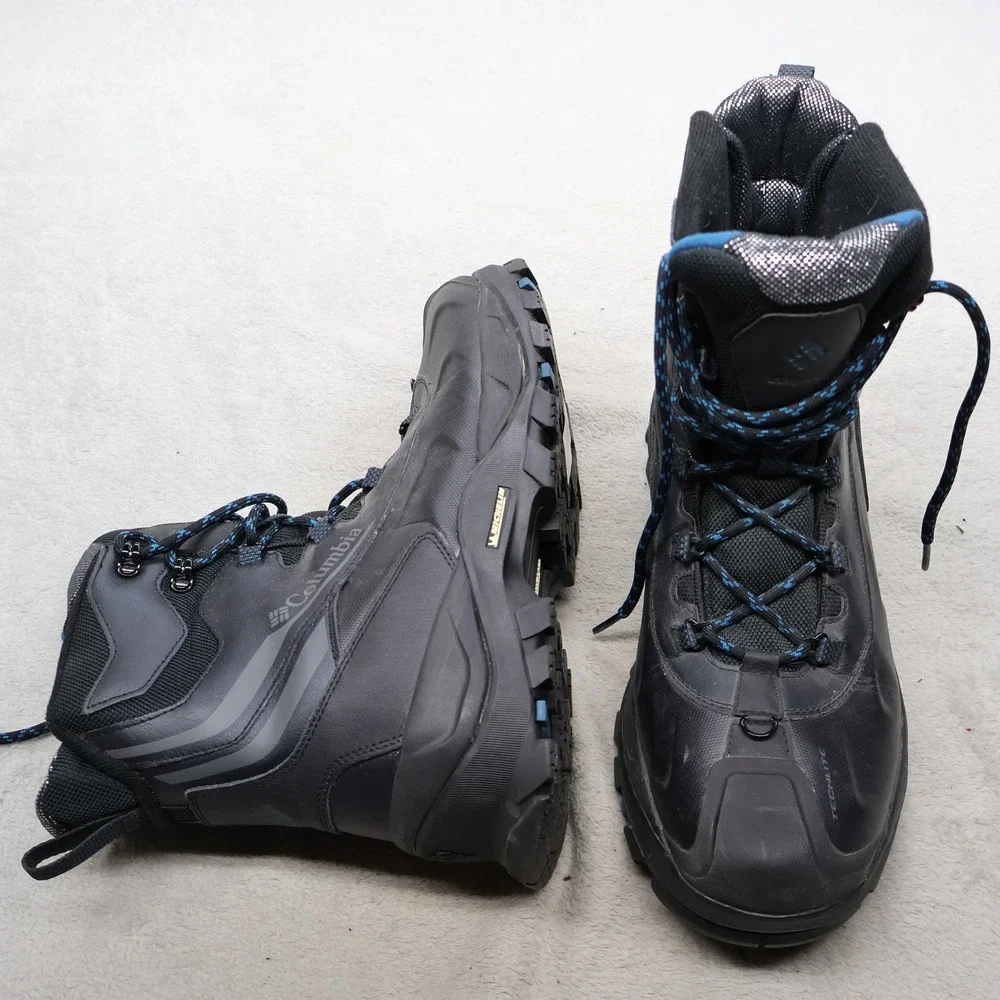 Columbia Mens 12 Snow Boots Black Bugaboot Plus IV Omni Heat BM5978-010 NWD